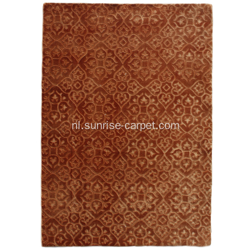 Polyester reliëf Design tapijt